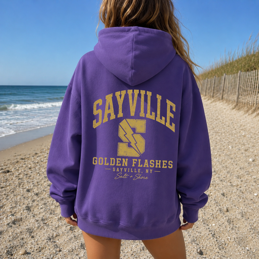 Sayville Varsity - Classic Cotton – Purple Tide | Sayville Cheer | Salt + Shore
