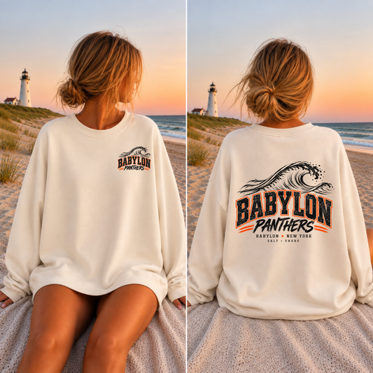 Babylon Panthers Coastal Wave – Premium Garment-Dyed – Bone | Babylon | Salt + Shore