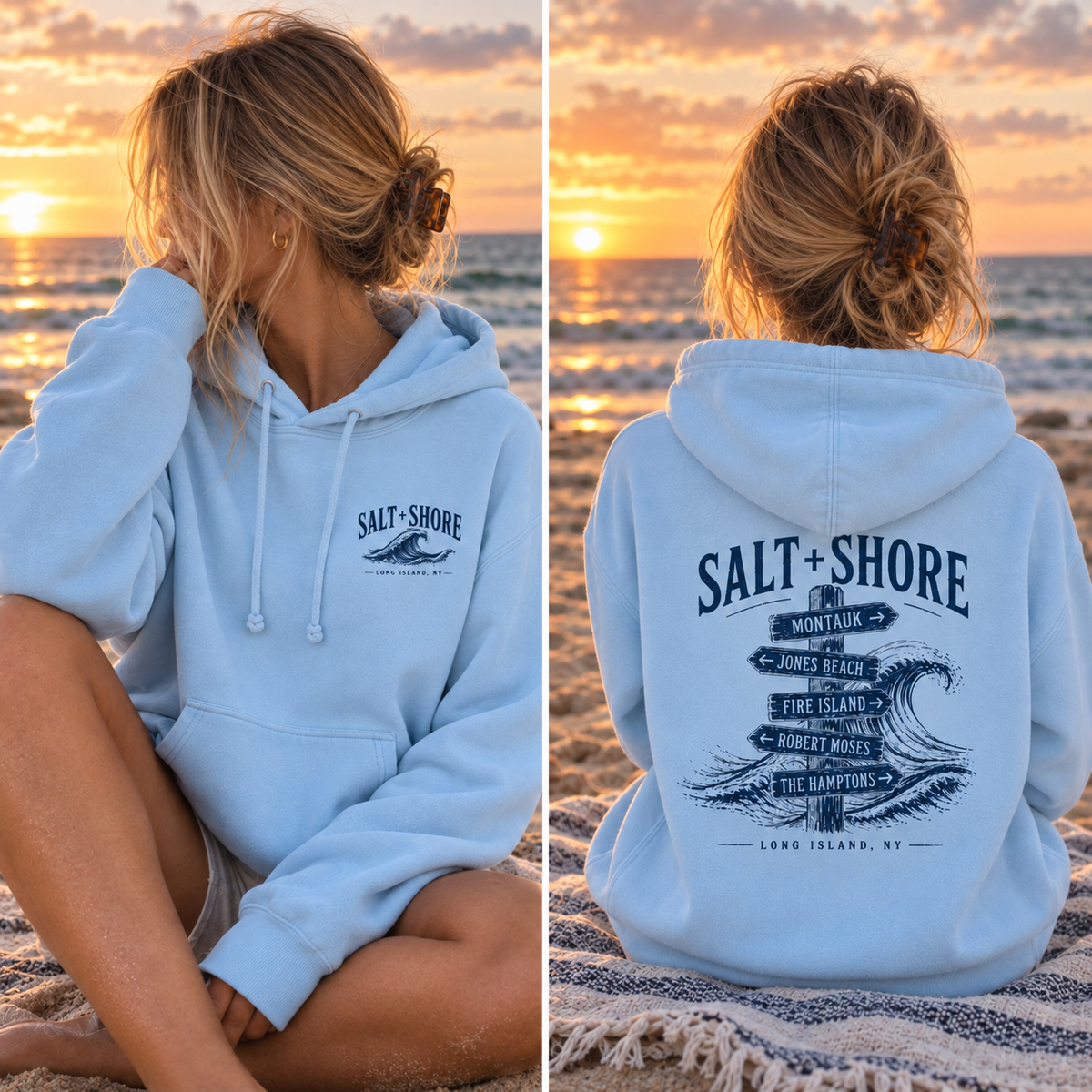 Long Island Wayfinder – Premium Garment-Dyed – Coastal Sky | Salt + Shore