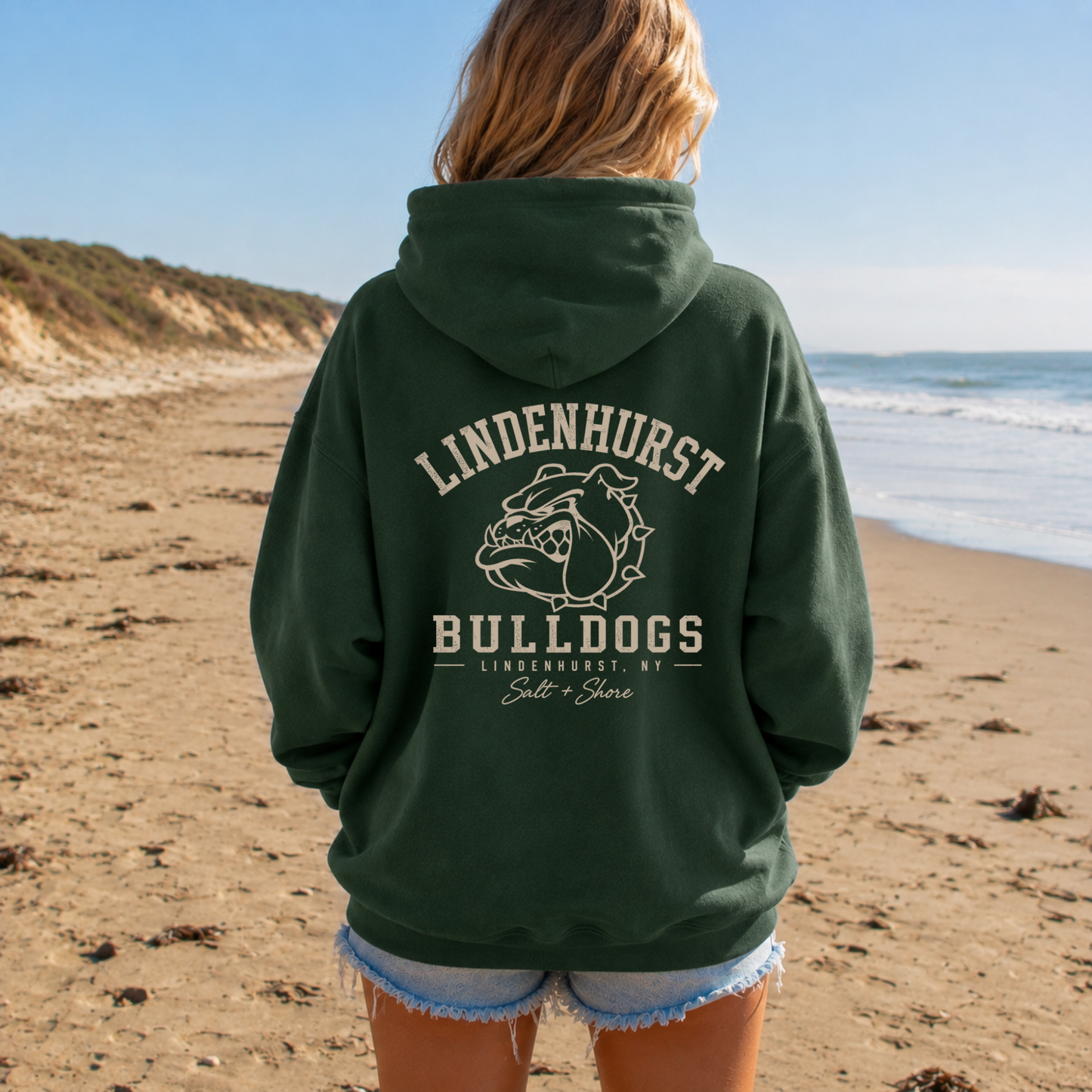 Lindenhurst Bulldogs Heritage – Classic Cotton – Dune Pine | Lindenhurst Cheer | Salt + Shore