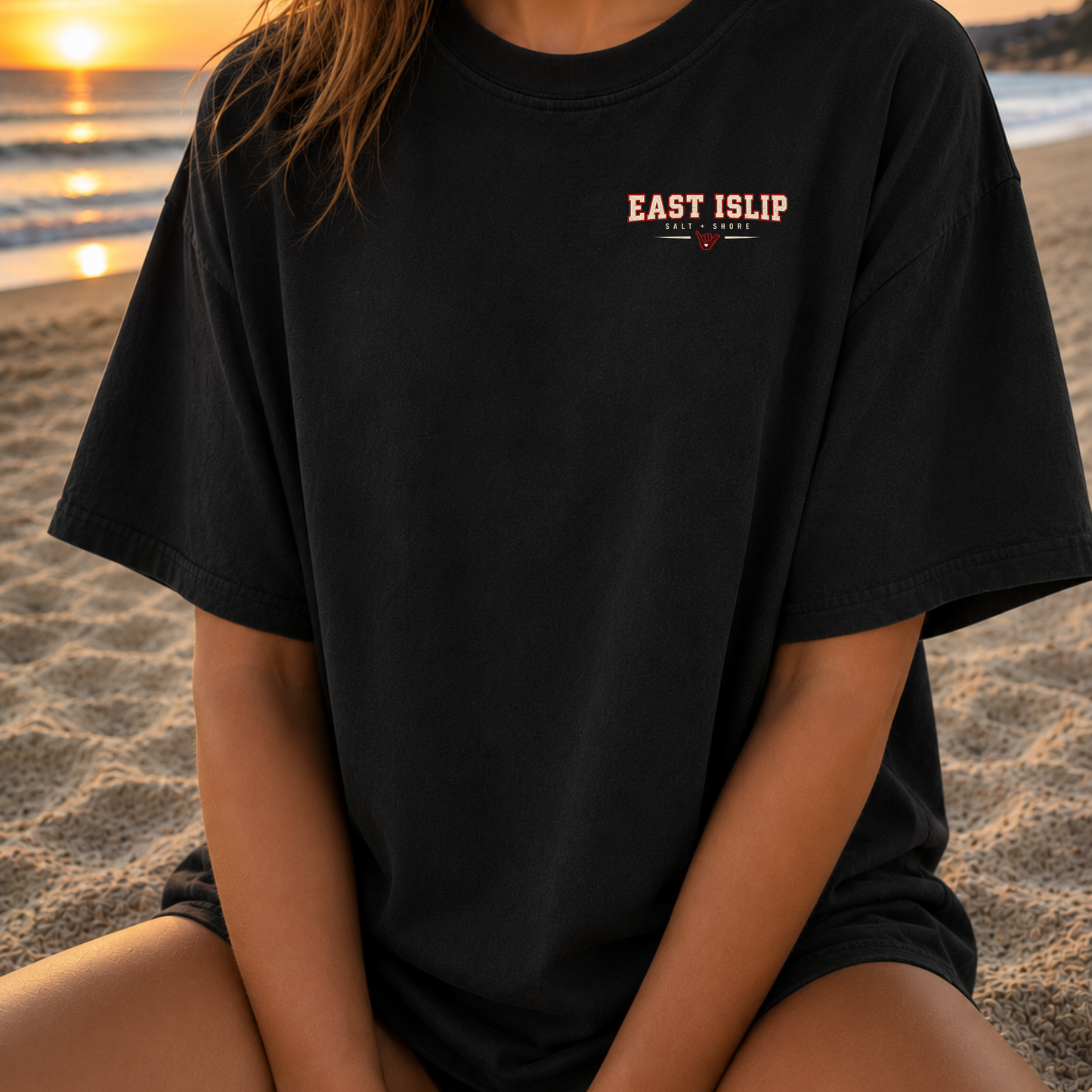 Cool to Be Kind – Premium Garment-Dyed – Washed Black | East Islip | Salt + Shore