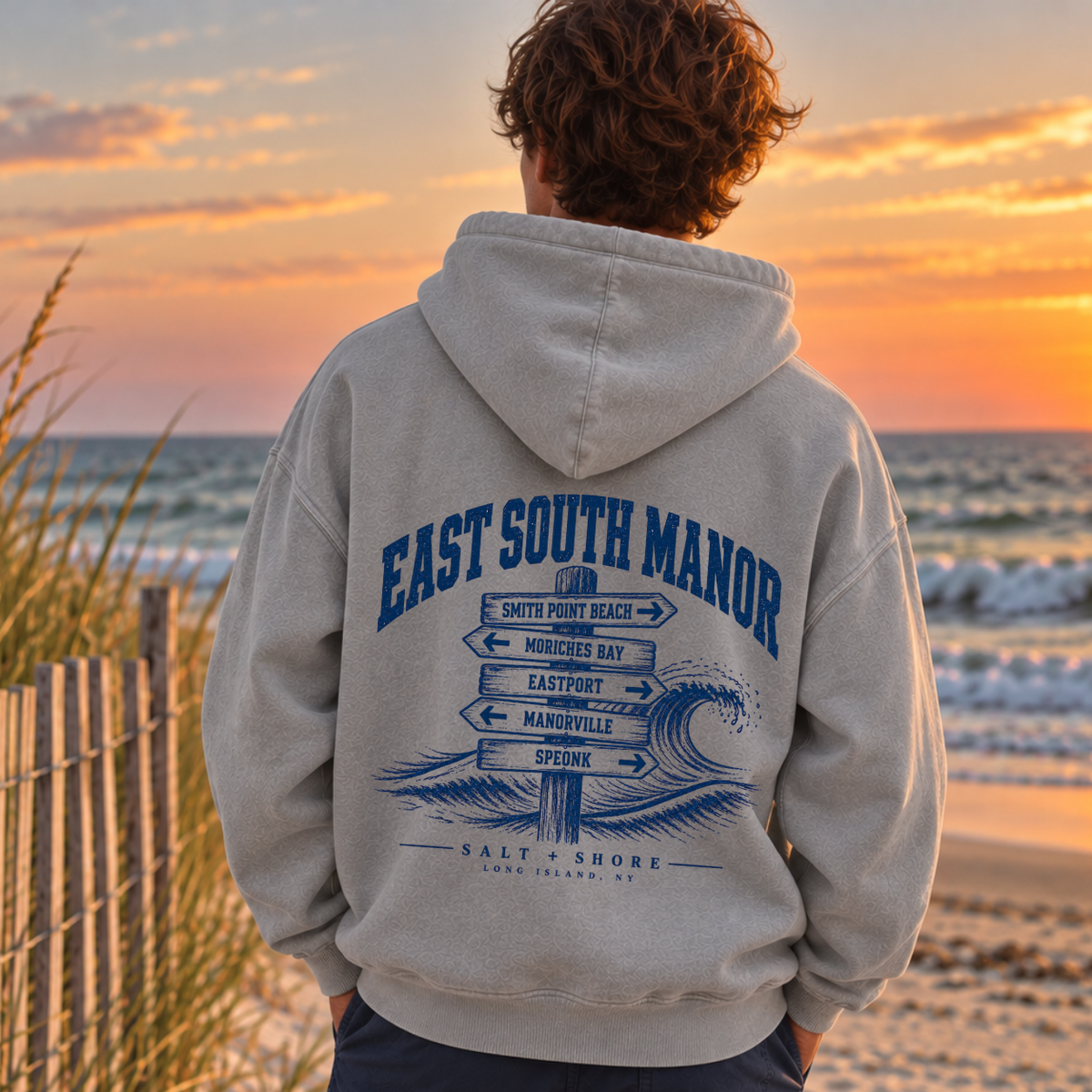 ESM Wayfinder - Premium Garment-Dyed – Washed Gray | ESM Sharks | Salt + Shore