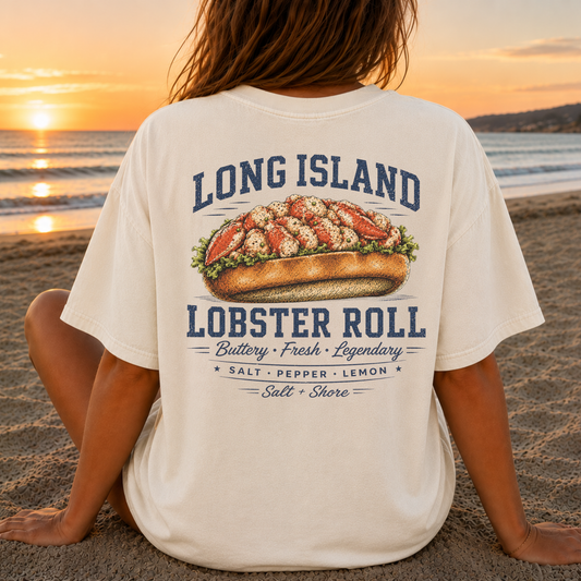 The Long Island Lobster Roll – Premium Garment-Dyed – Bone | Salt + Shore