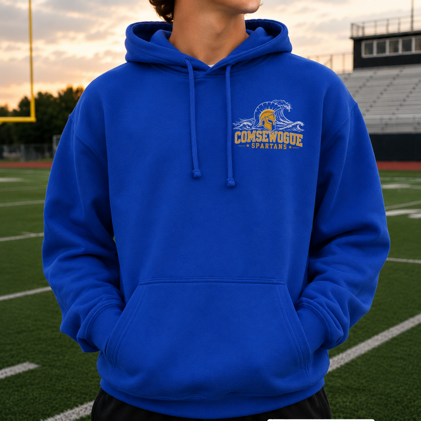 Comsewogue 11776 – Classic Cotton – Deep Water | Comsewogue Football | Salt + Shore