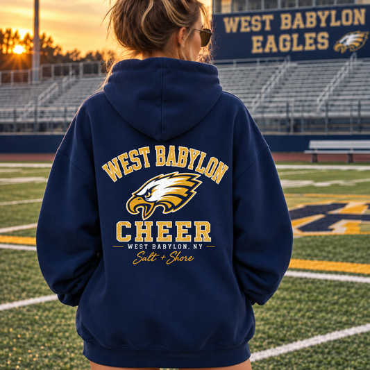 West Babylon Eagles Cheer– Classic Cotton – Navy | West Babylon Cheer | Salt + Shore
