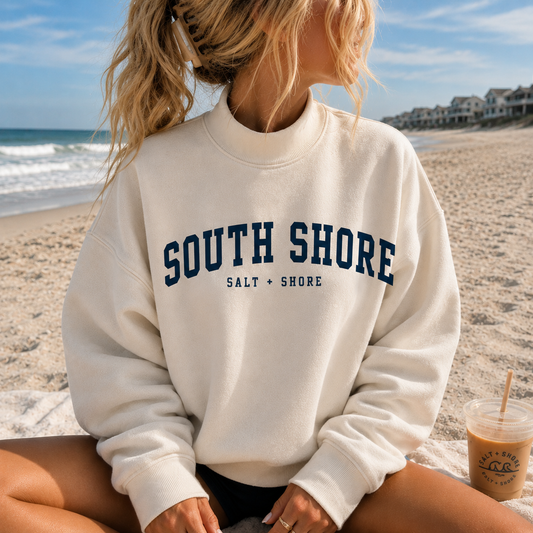 South Shore – Premium Coastal Mock Neck | Salt + Shore