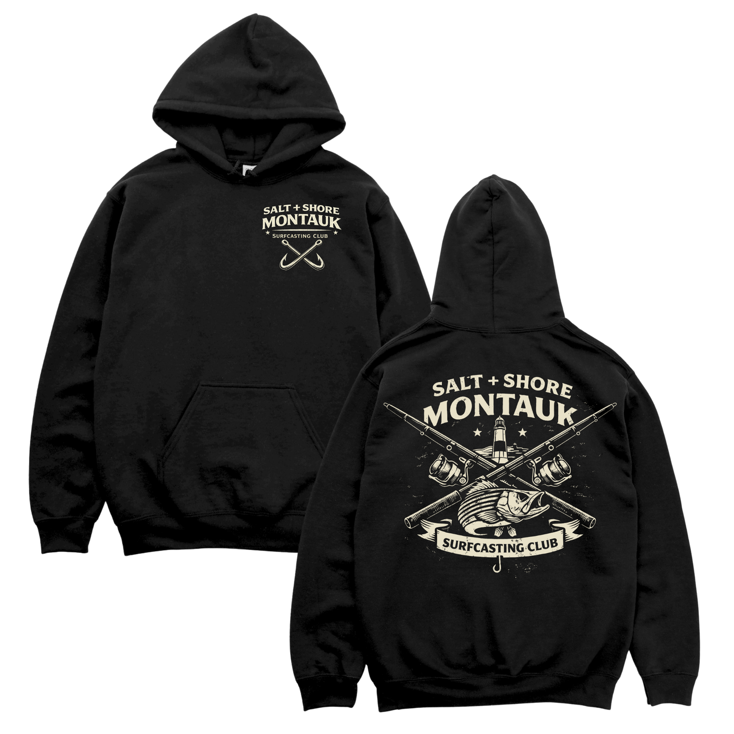 Montauk Surf Club  – Classic Cotton – Black | Salt + Shore