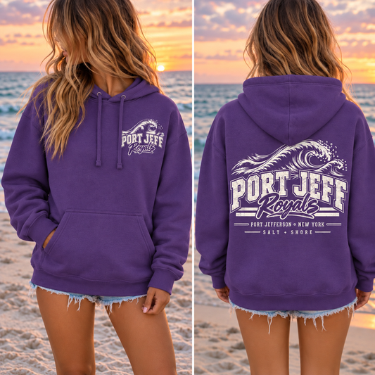Port Jeff Royals Breaker – Classic Cotton – Royal Tide | Port Jeff | Salt + Shore