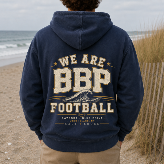 We Are BBP Football – Premium Garment-Dyed – Washed Navy | BBP Phantoms | Salt + Shore