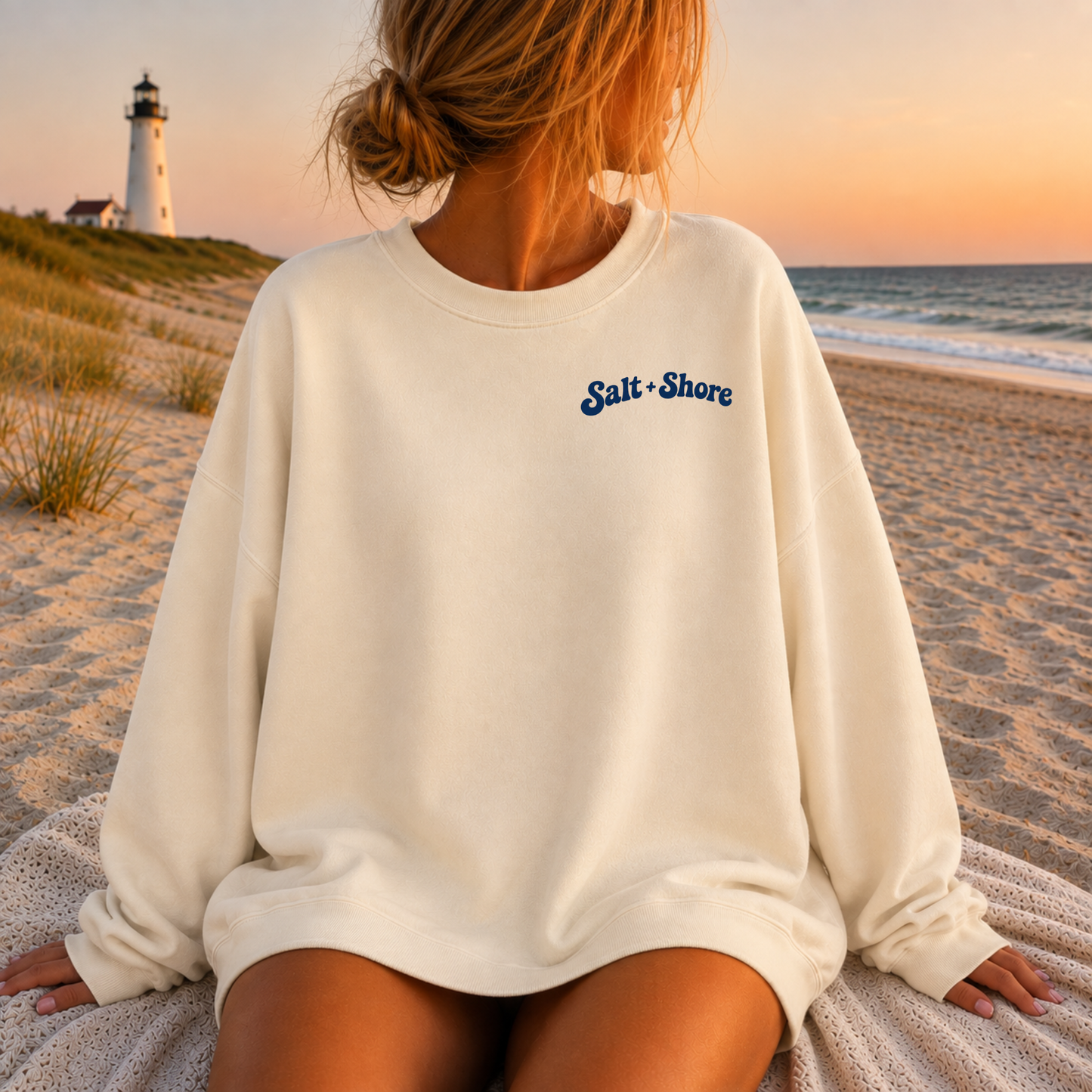 Long Island or Nowhere – Premium Garment-Dyed – Bone | Salt + Shore