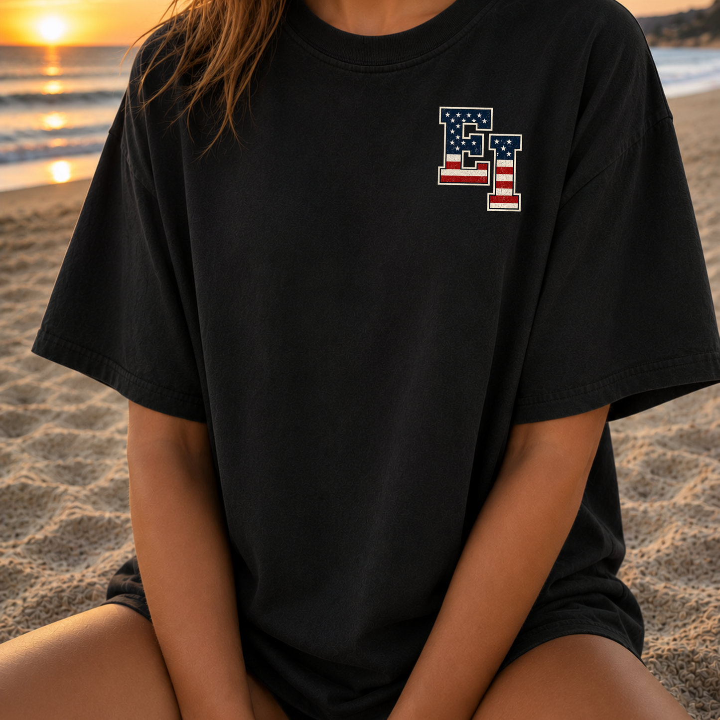 America 250: We Are East Islip – Premium Garment-Dyed – Washed Black | East Islip | Salt + Shore