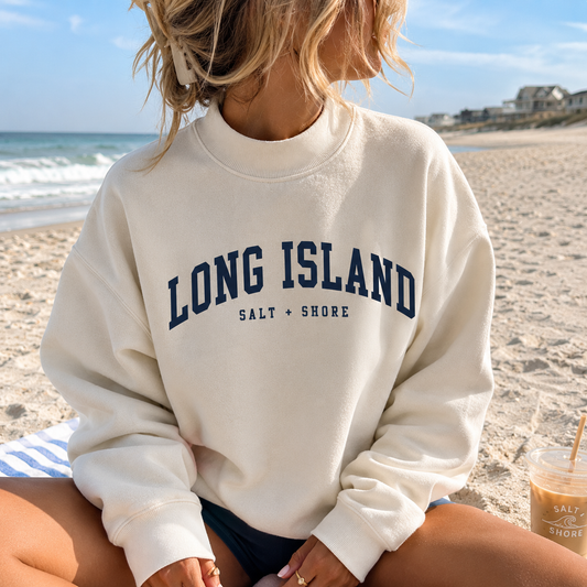 Long Island – Premium Coastal Mock Neck | Salt + Shore