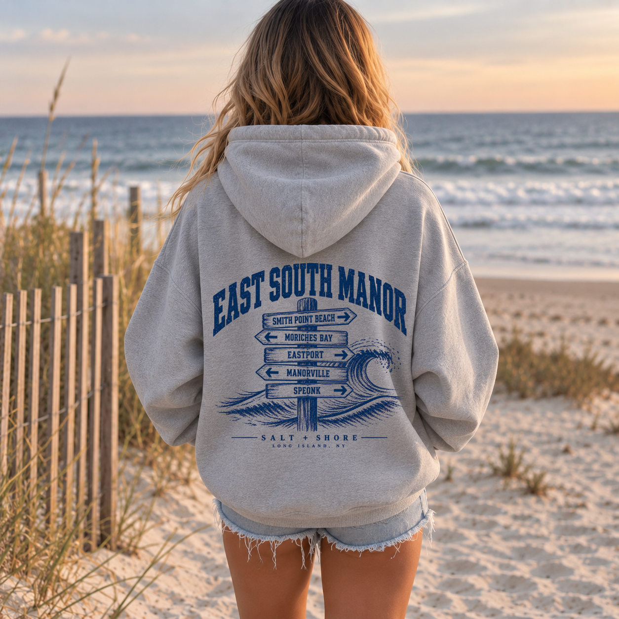 ESM Wayfinder - Classic Cotton – Athletic Gray | ESM Sharks | Salt + Shore