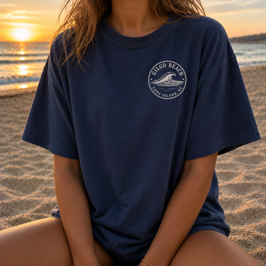 Gilgo Beach – Premium Garment-Dyed – Washed Navy | Salt + Shore