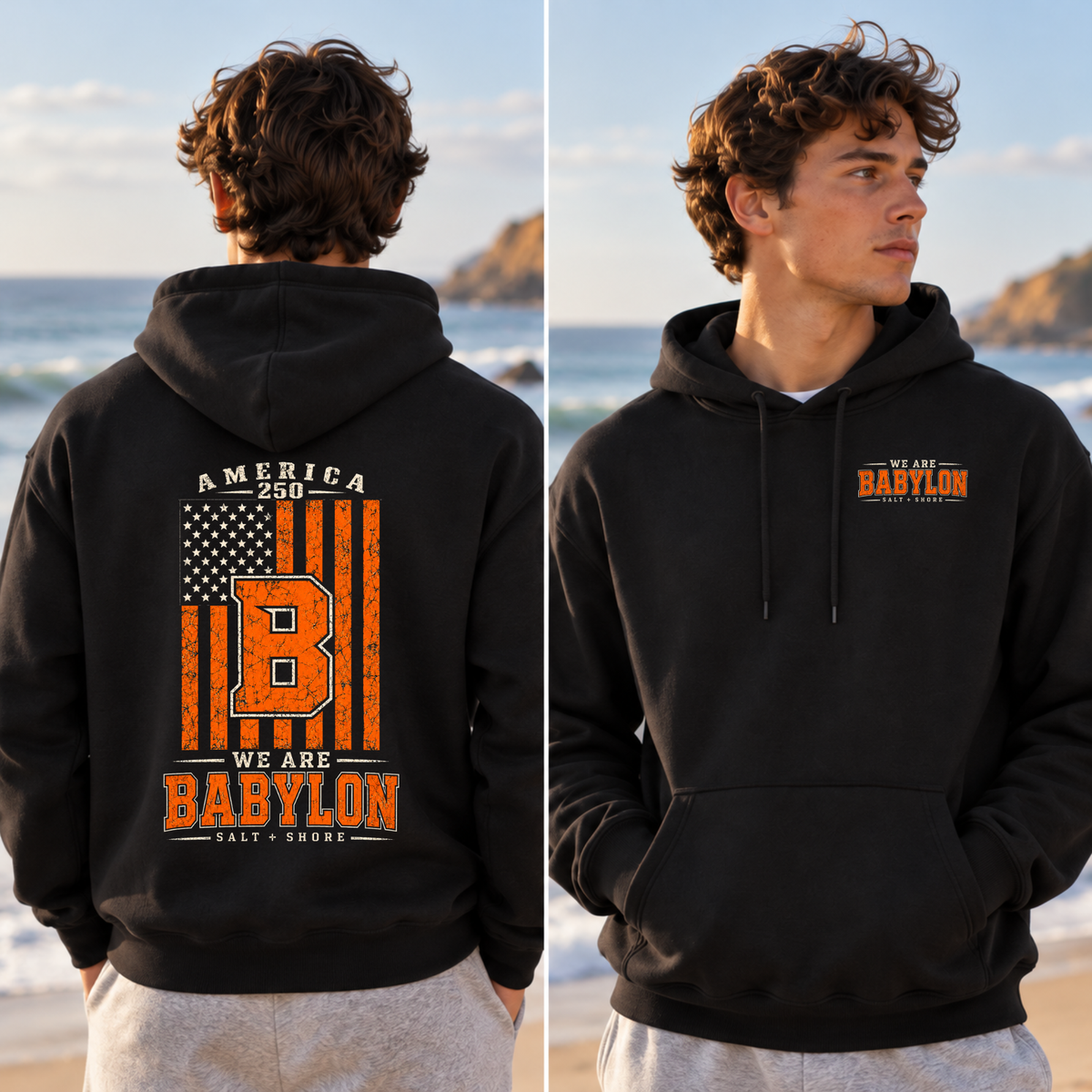 America 250: We Are Babylon – Classic Cotton – Black | Babylon | Salt + Shore