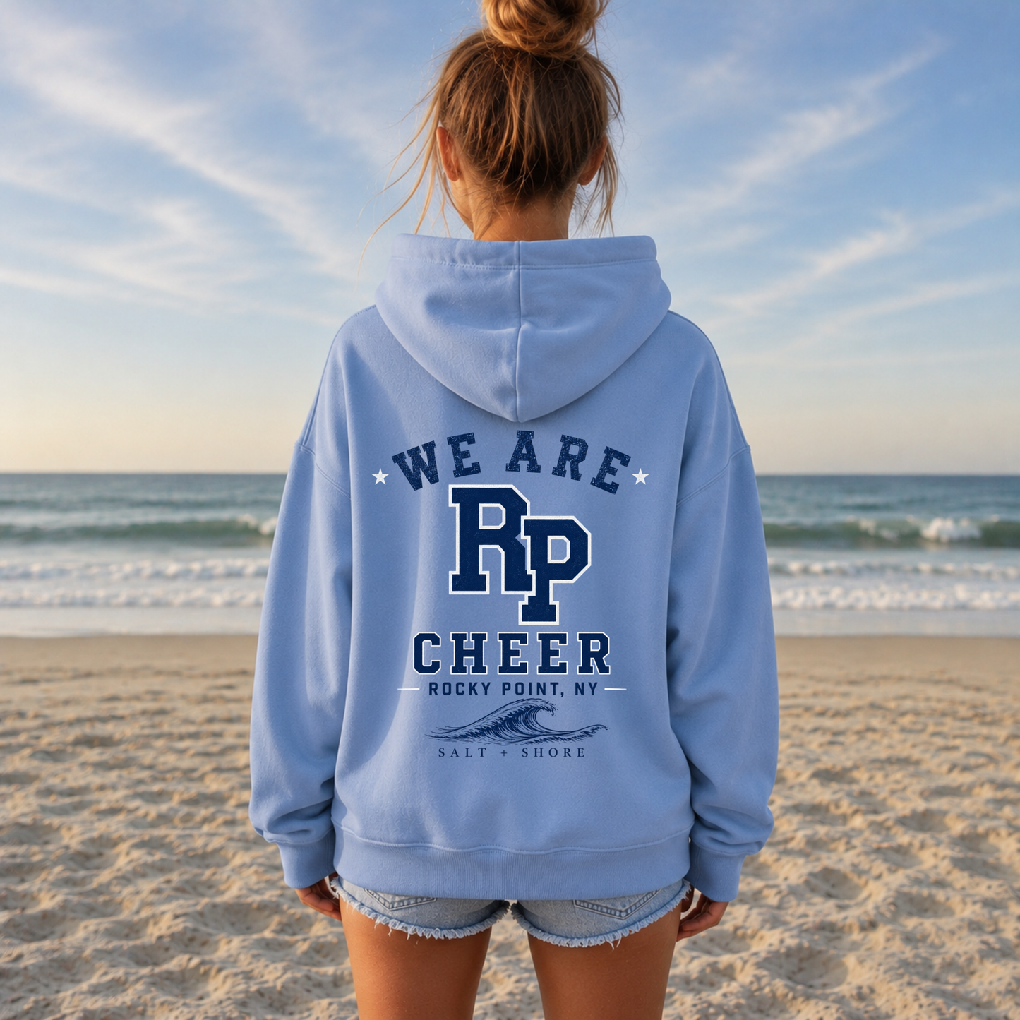 Rocky Point Cheer – Classic Cotton – Carolina Blue | Rocky Point Cheer | Salt + Shore
