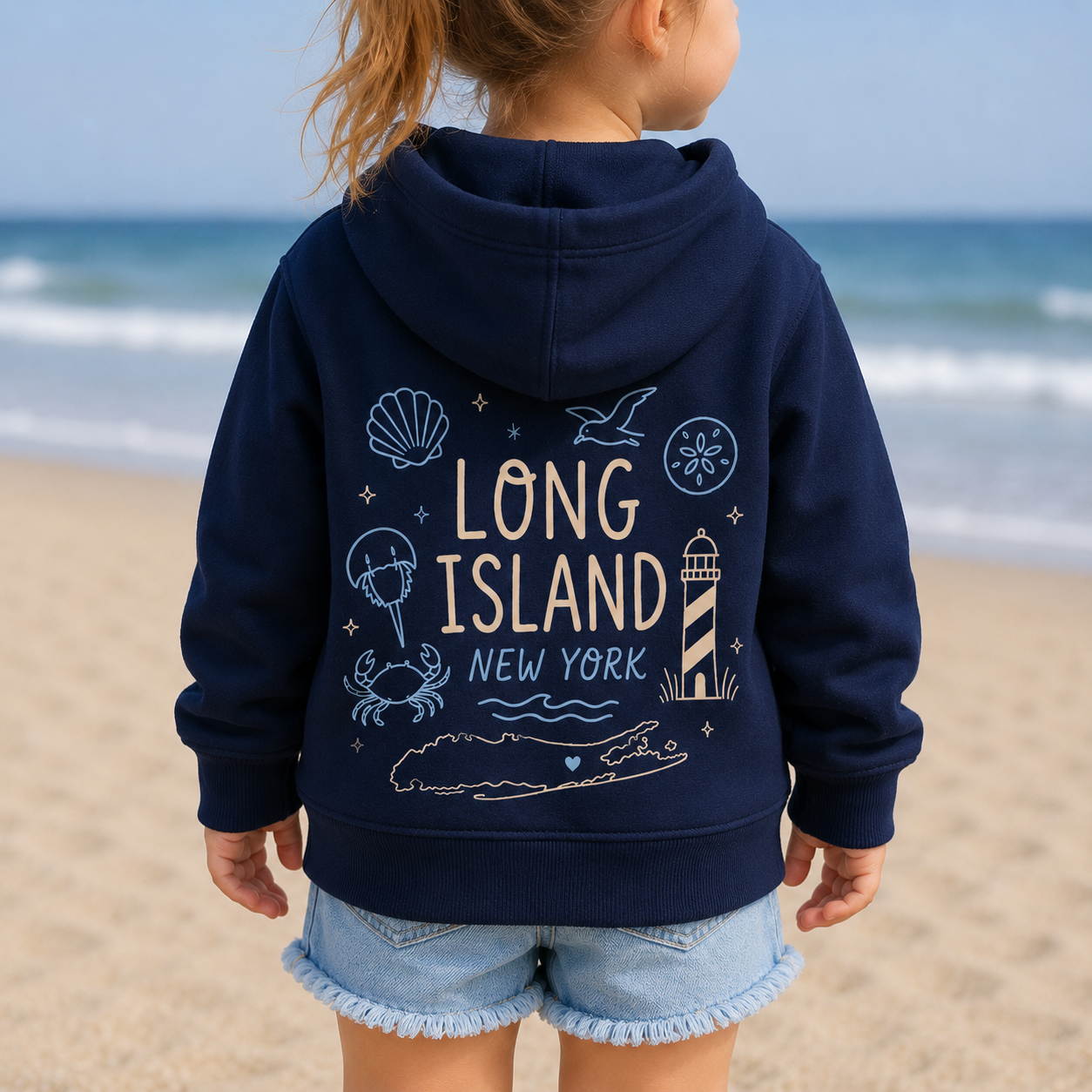 Little Long Islander - Toddler/Youth – Classic Cotton – Navy | Salt + Shore