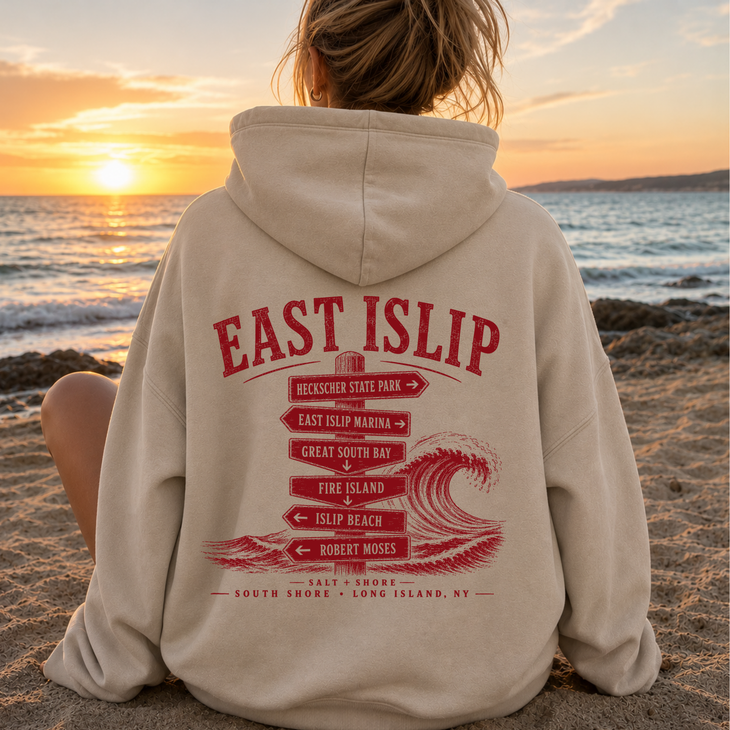 East Islip Wayfinder – Classic Cotton – Sand | East Islip | Salt + Shore