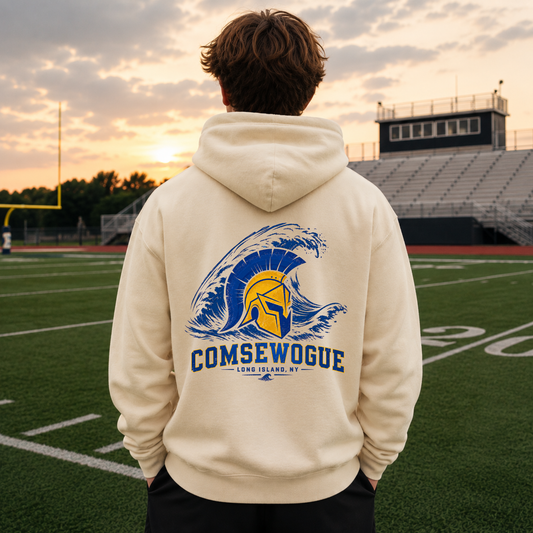 Spartan Tide – Premium Garment-Dyed – Bone | Comsewogue Football | Salt + Shore
