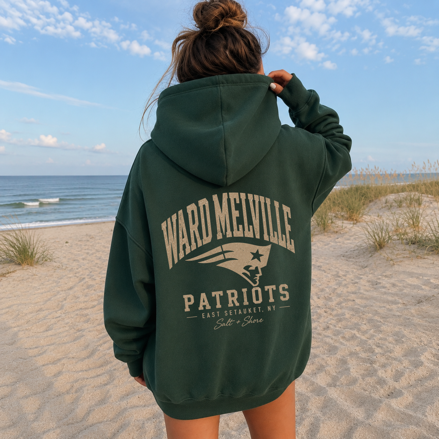 Ward Melville Varsity – Premium Garment-Dyed – Coastal Pine| Ward Melville Cheer | Salt + Shore