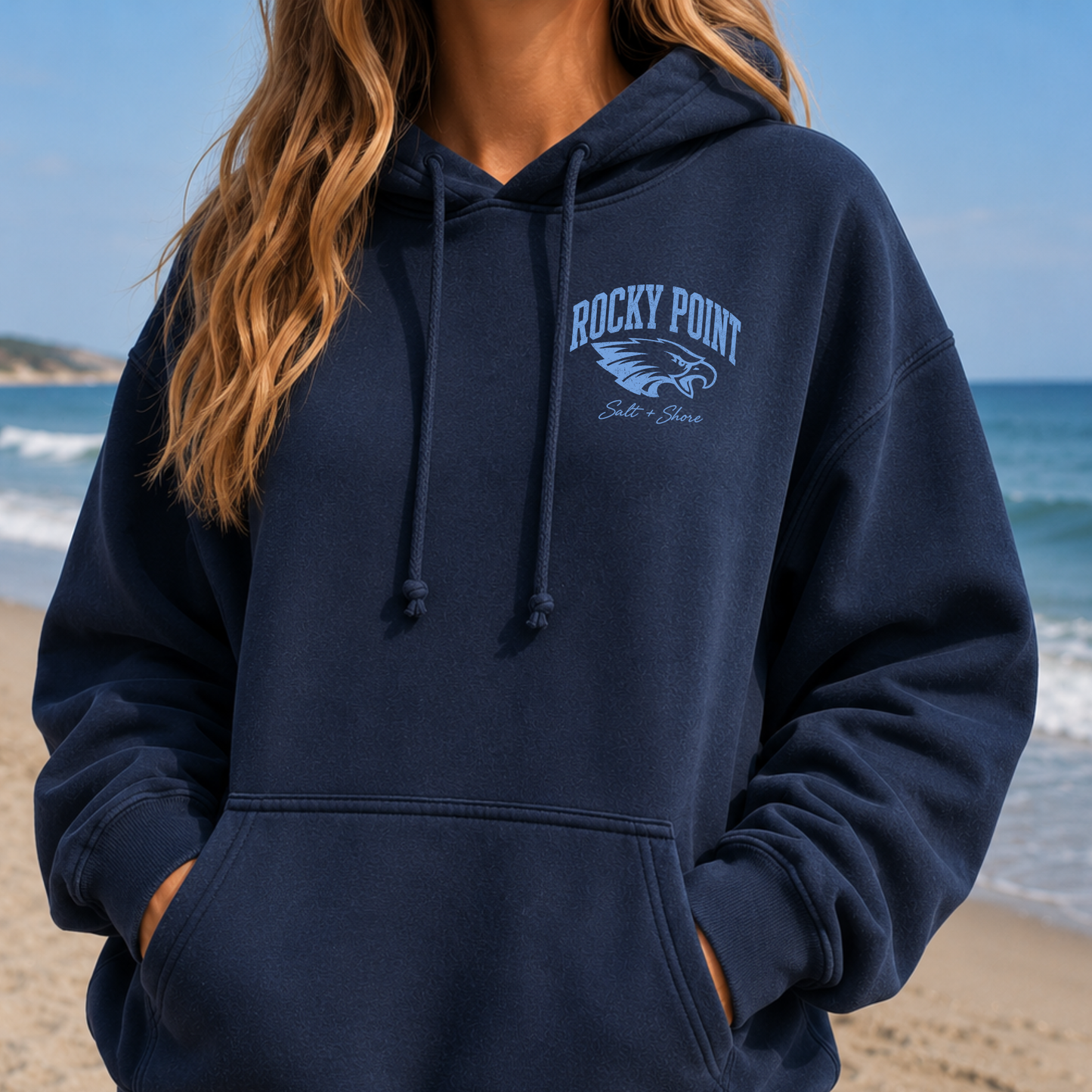 Rocky Point Varsity – Premium Garment-Dyed – Washed Navy | Rocky Point Cheer | Salt + Shore