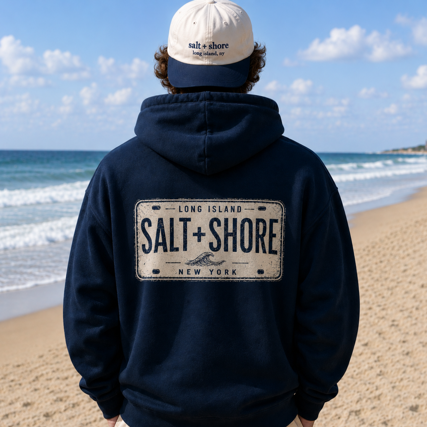The Island Plate – Classic Cotton – Navy | Salt + Shore