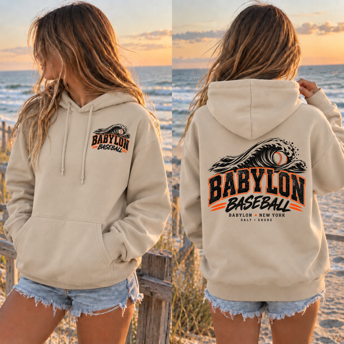 Babylon Baseball Coastal Wave – Classic Cotton – Sand | Babylon | Salt + Shorel