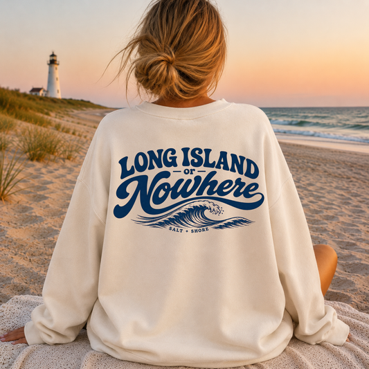 Long Island or Nowhere – Premium Garment-Dyed – Bone | Salt + Shore