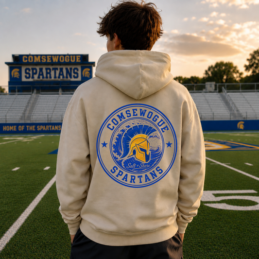 Spartan Coast – Classic Cotton – Sand | Comsewogue Football | Salt + Shore