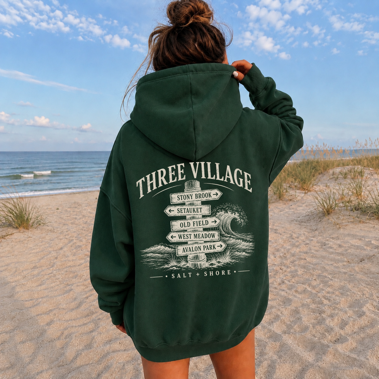 Three Village Wayfinder – Classic Cotton – Dune Pine | Three Village | Salt + Shore