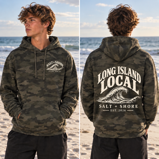 Long Island Local  – Premium Garment-Dyed Heavyweight – Coastal Camo | Salt + Shore