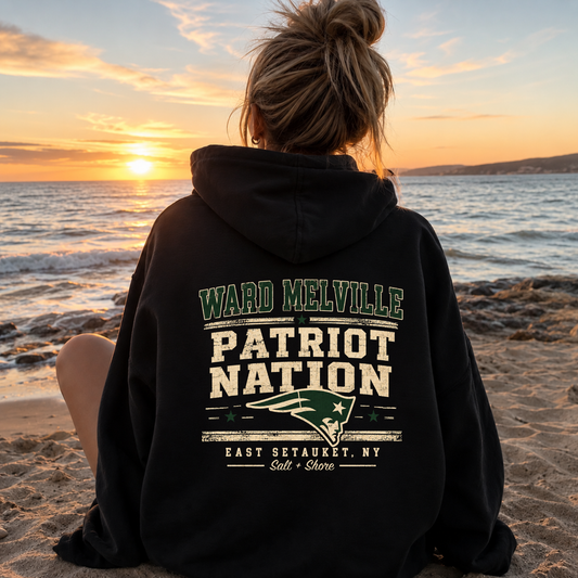 Ward Melville Patriot Nation – Classic Cotton – Black | Ward Melville Cheer | Salt + Shore