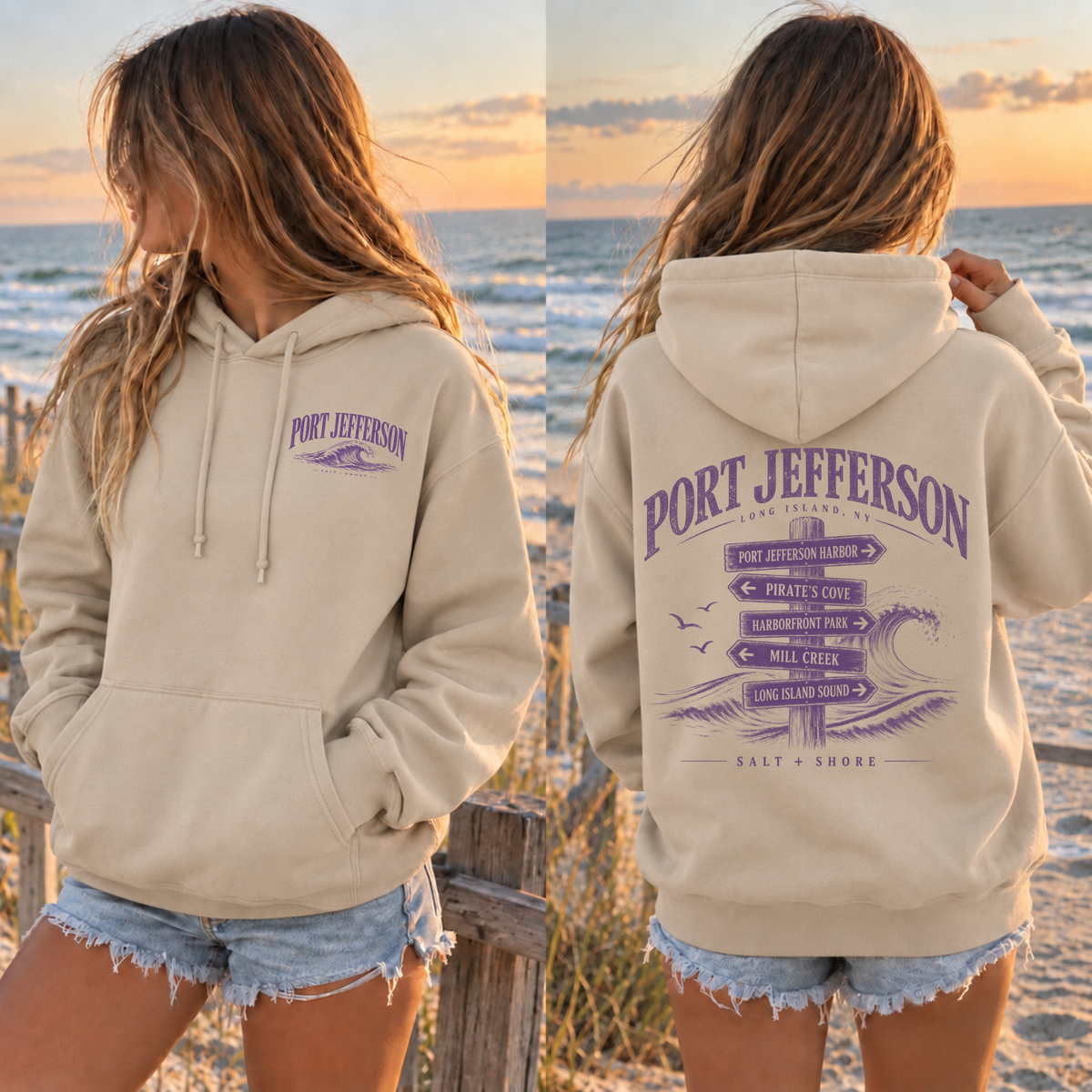 Port Jeff Wayfinder – Classic Cotton – Sand | Port Jeff | Salt + Shore