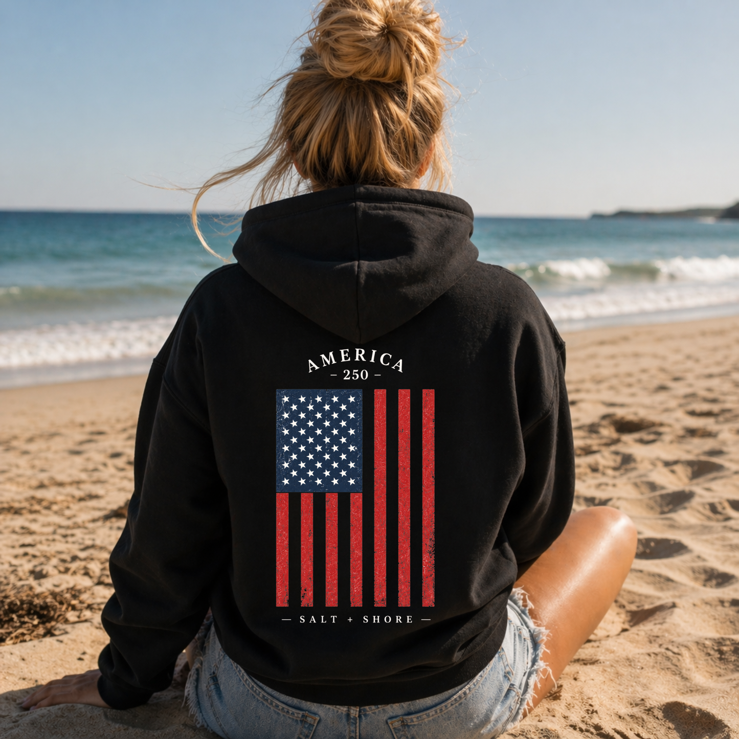 Long Island USA – Classic Cotton – Black | Salt + Shore