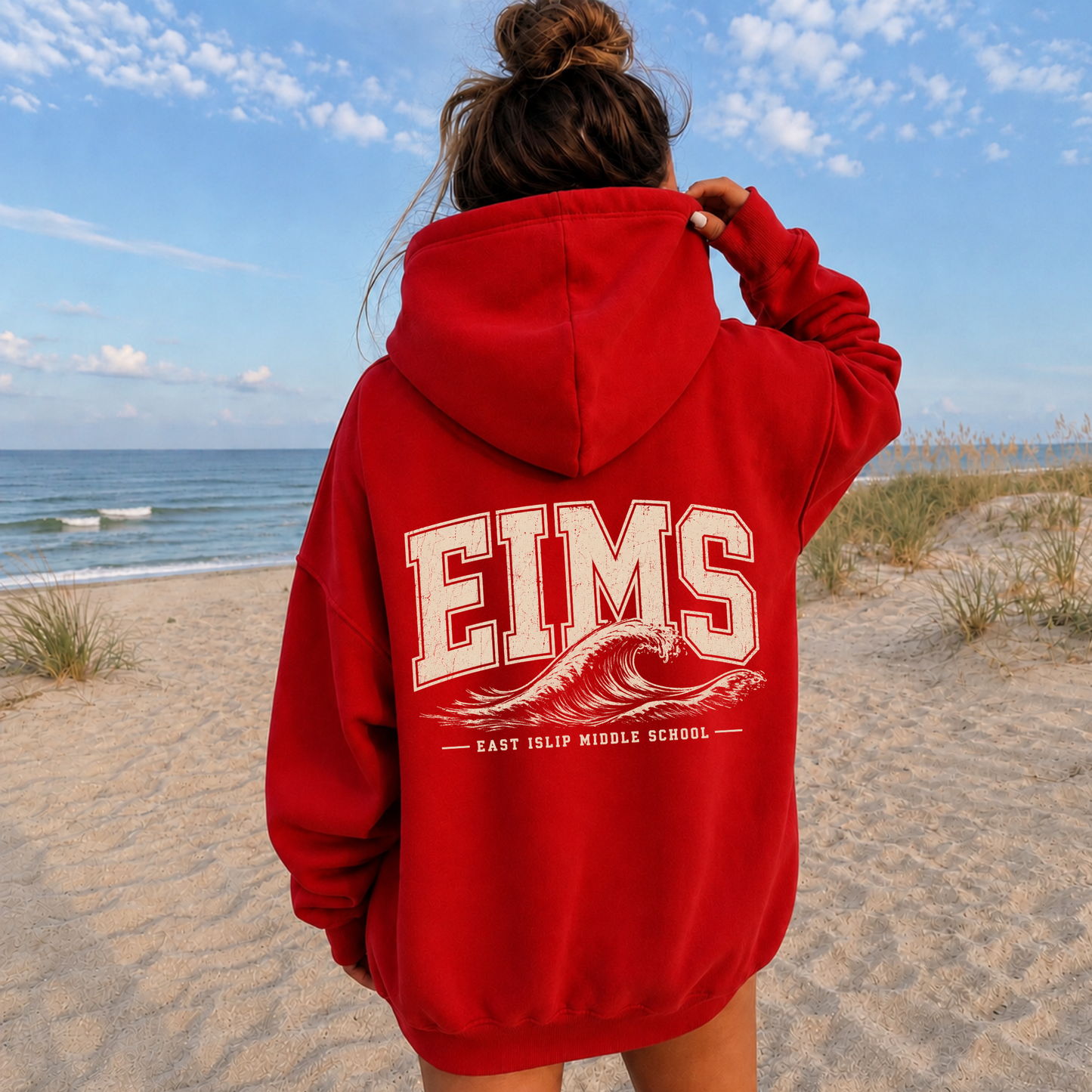 EIMS Wave – Classic Cotton – Sunset Red | East Islip | Salt + Shore