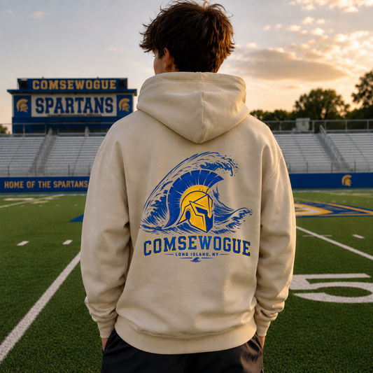 Spartan Tide – Classic Cotton – Sand | Comsewogue Football | Salt + Shore