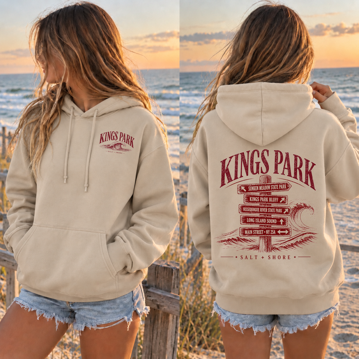 Kings Park Wayfinder – Classic Cotton – Sand | Kings Park | Salt + Shore