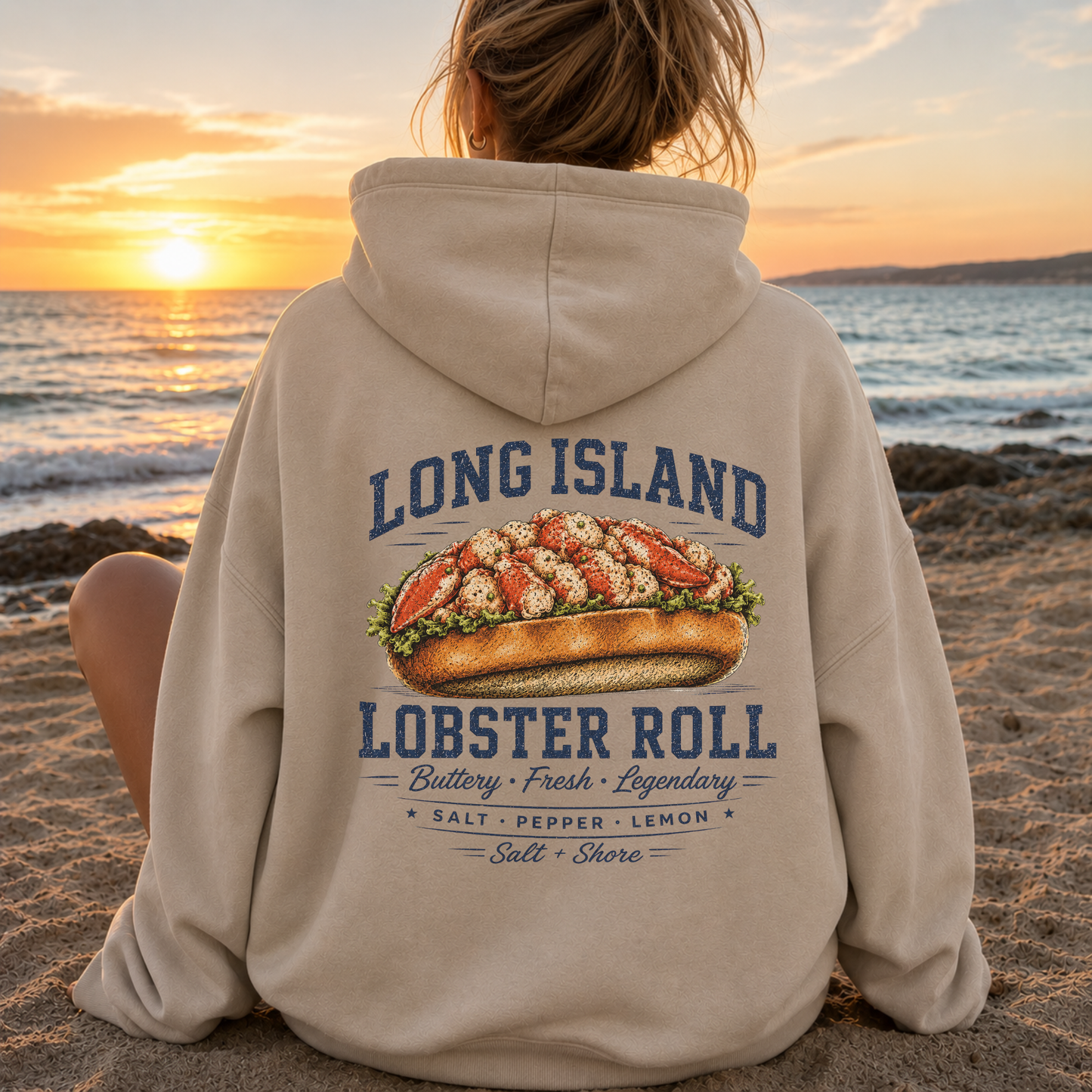 The Long Island Lobster Roll – Classic Cotton – Sand | Salt + Shore