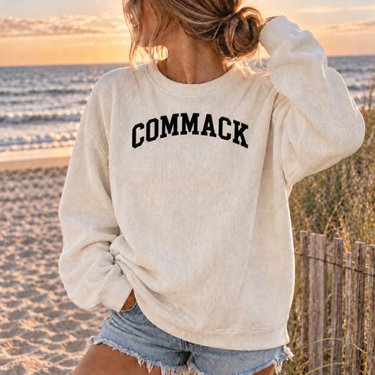 The Commack Comfy Cord Crew — Embroidered | Commack | Salt + Shore