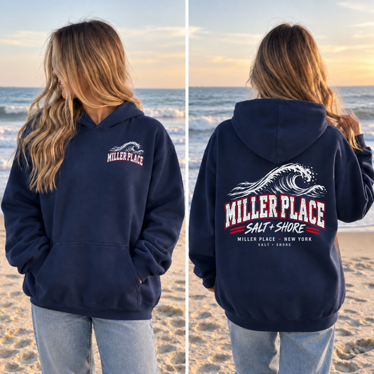 Miller Place Wave – Classic Cotton – Navy | Miller Place | Salt + Shore