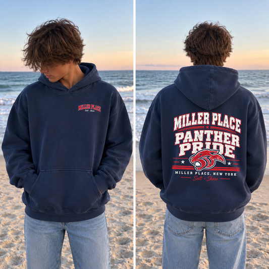 Miller Place Panther Pride  – Classic Cotton – Navy | Miller Place | Salt + Shore