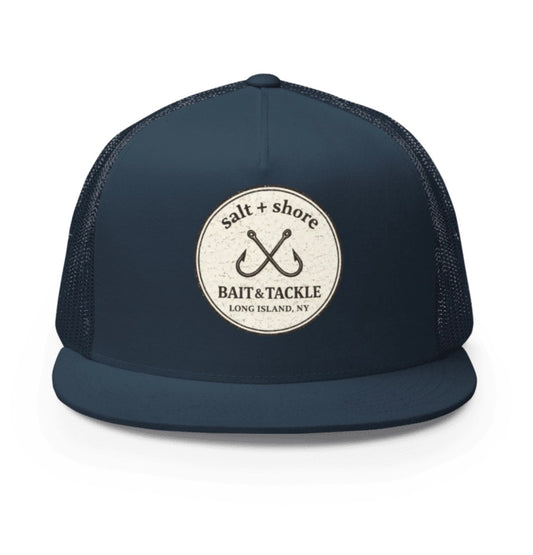 Salt + Shore Bait & Tackle Navy Trucker Hat | Salt + Shore
