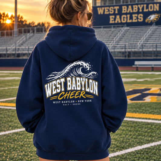 West Babylon Coastal Cheer – Classic Cotton – Navy | West Babylon Cheer | Salt + Shore