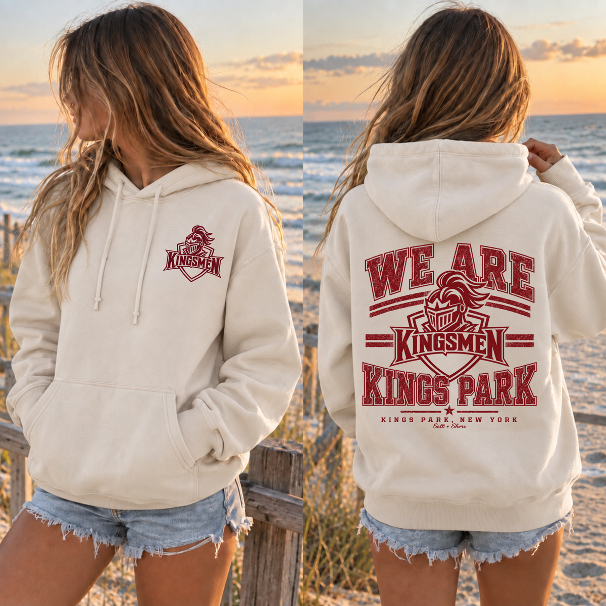 We Are Kings Park – Premium Garment-Dyed – Bone | Kings Park | Salt + Shore
