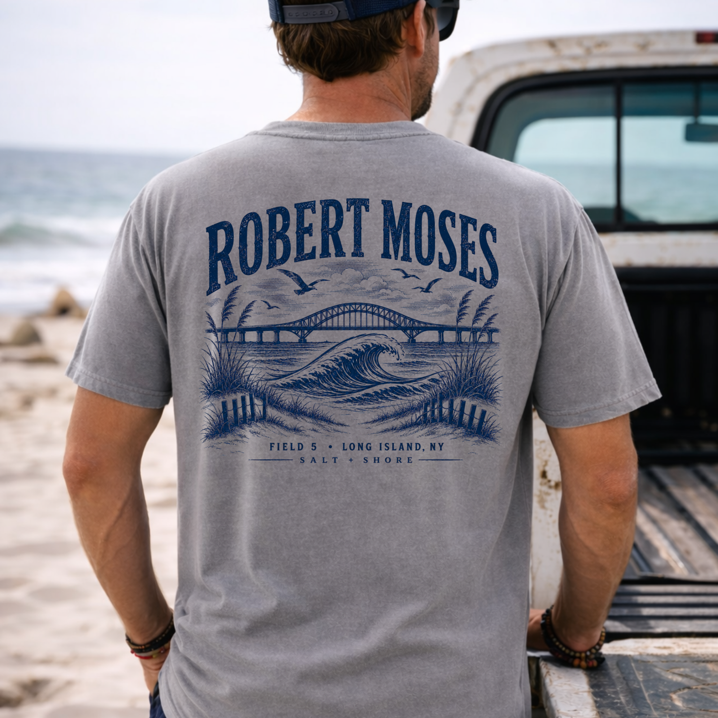 Robert Moses: Field 5 – Premium Garment-Dyed – Washed Gray | Salt + Shore