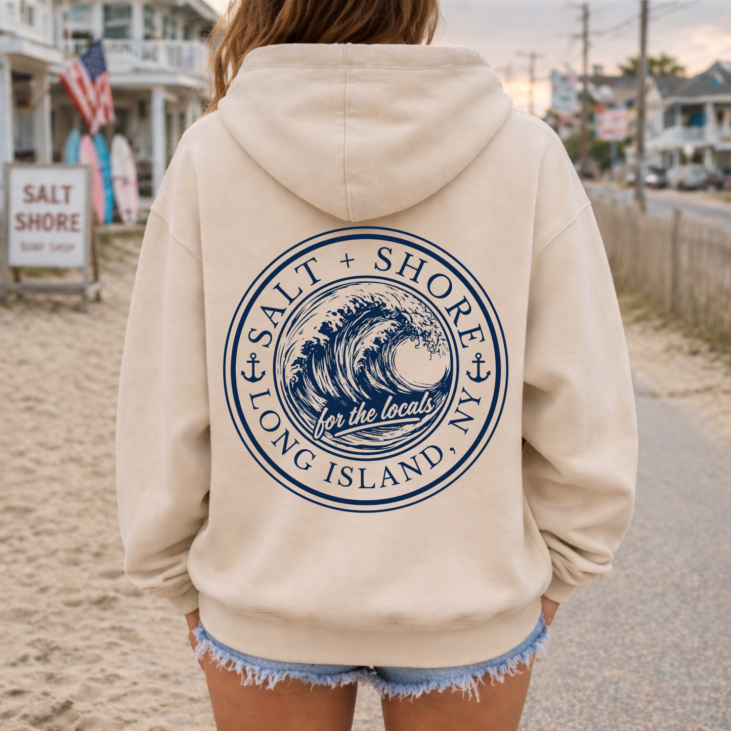 Locals Wave – Classic Cotton – Sand | Salt + Shore