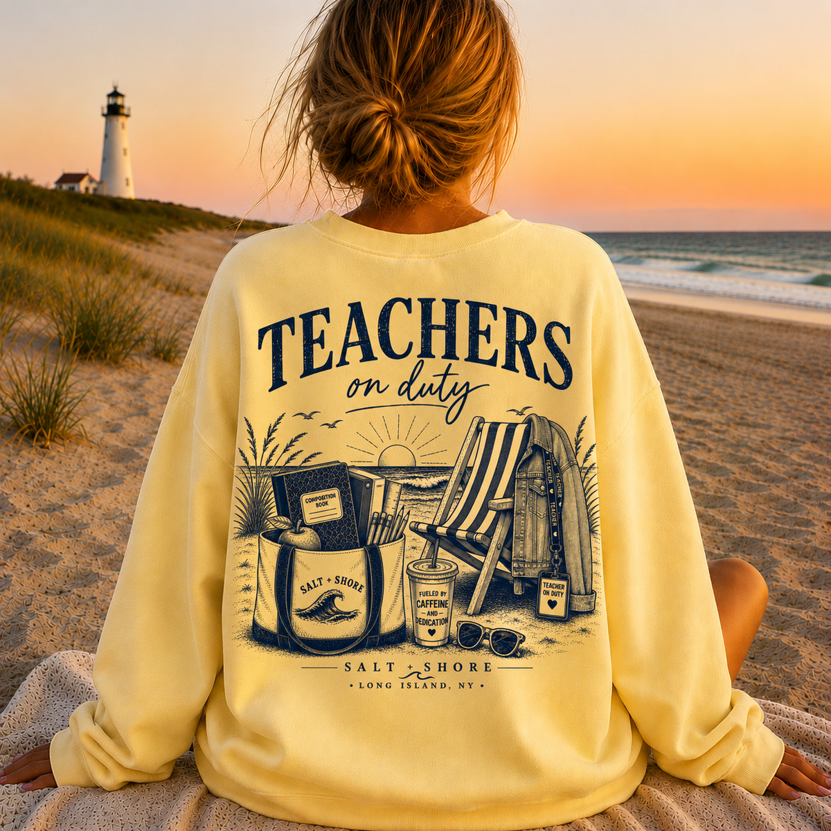 Teachers on Duty – Premium Garment-Dyed – Sunwashed Butter | Salt + Shore