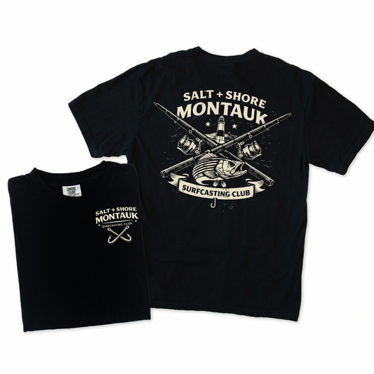 Montauk Surf Club  – Premium Garment-Dyed – Washed Black | Salt + Shore