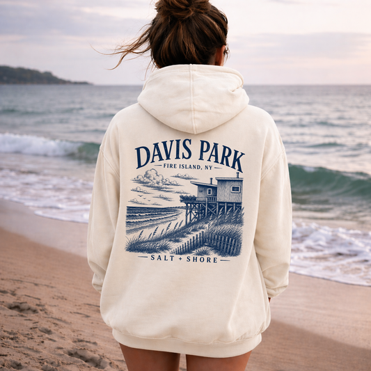 Davis Park Days  – Premium Garment-Dyed – Bone | Salt + Shore