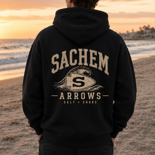 Sachem Arrows – Classic Cotton – Black | Sachem North Football | Salt + Shore